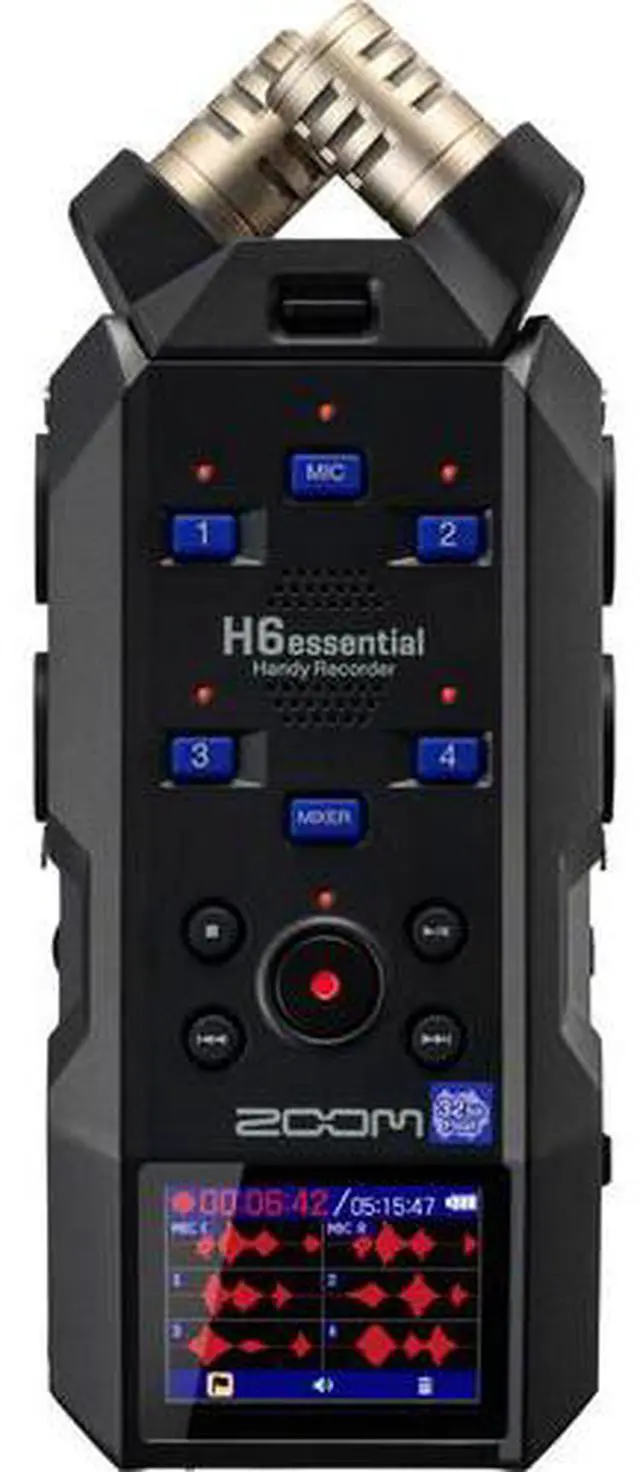 Alt view image 3 of 4 - Zoom H6essential 6-Track 32-Bit Audio Recorder + Bluetooth Adapter, Bundle