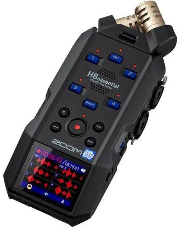 Alt view image 4 of 4 - Zoom H6essential 6-Track 32-Bit Audio Recorder + Bluetooth Adapter, Bundle