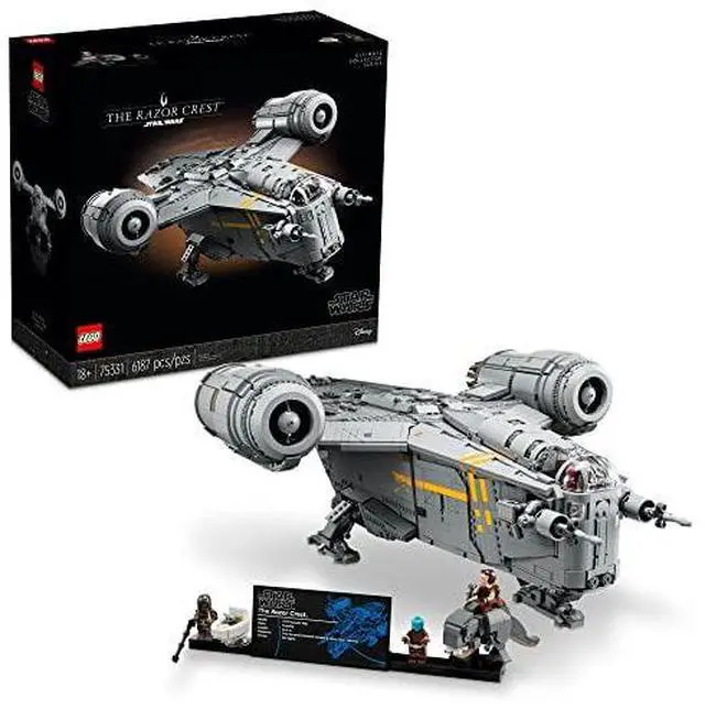 Main image of LEGO Star Wars The Razor Crest UCS Set, Ultimate Collectors Series Starship Model Kit for Adults, Large Iconic The Mandalorian Memorabilia Collectable, 75331
