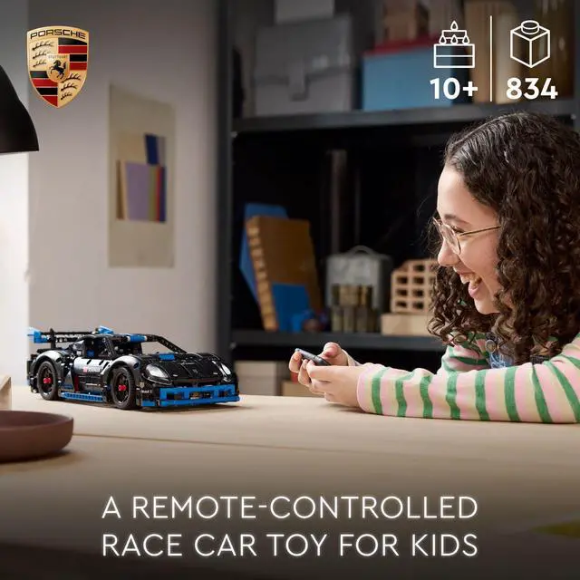 Alt view image 2 of 3 - LEGO Technic Porsche GT4 e-Performance Race Car Toy, Remote Control Car with Authentic Details, Interactive Model Porsche Gift for Kids Ages 10 and Up Who Love Luxury Vehicles, 42176