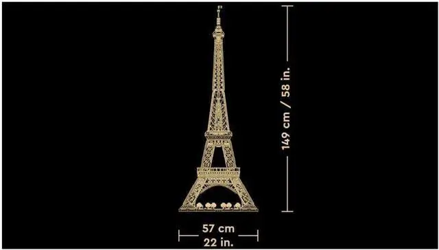 Alt view image 3 of 3 - LEGO 10307 Eiffel Tower