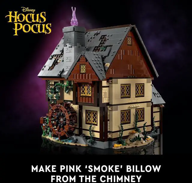 Alt view image 3 of 3 - LEGO Ideas Hocus Pocus The Sanderson Sister's Cottage - Building Set for Adults, Men & Women, Age 18+ - Unique Gift for Fans W/Sister Minifigures - 21341