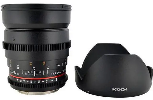 Alt view image 4 of 4 - Rokinon 24mm T1.5 Cine ED AS IF UMC Lens for Nikon F Mount Bundle