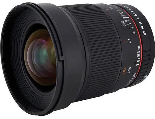 Alt view image 3 of 4 - Rokinon 24mm f/1.4 ED AS UMC Wide-Angle Lens for Sony Bundle