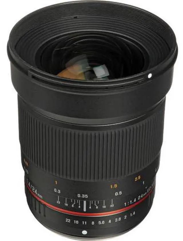 Alt view image 3 of 4 - Rokinon 24mm f/1.4 Aspherical Wide Angle Lens for Olympus Bundle