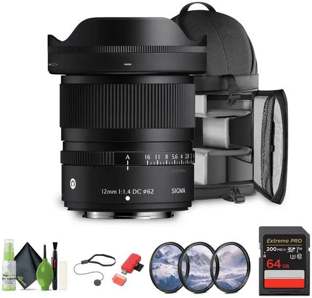 Main image of Sigma 12mm f/1.4 DC Contemporary (FUJIFILM X) Bundle 1