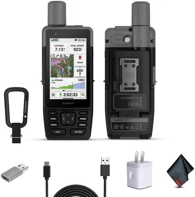 Main image of Garmin GPSMAP H1, Premium GPS Handheld Navigator with Color Touchscreen and Buttons, Durable IP67 Water Rating, Long Battery Life, Built-in Flashlight, Preloaded Maps