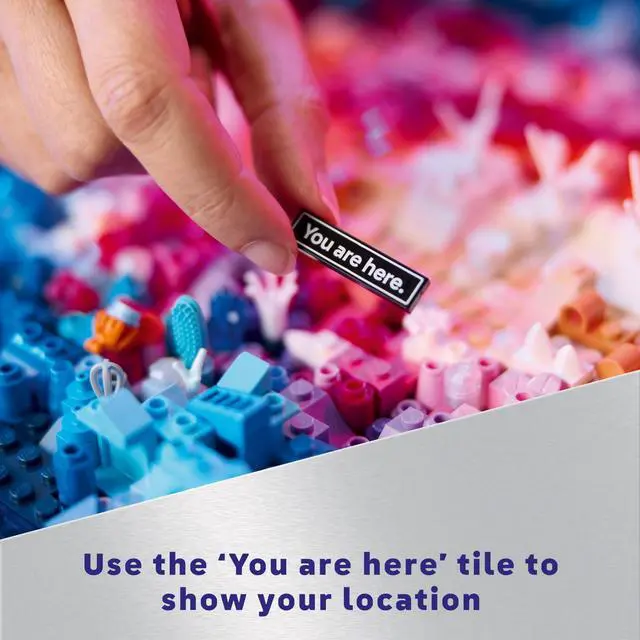 Alt view image 4 of 4 - LEGO Art The Milky Way Galaxy Building Set - Space Decor DIY Kits for Adults for Bedroom Wall, Ages 18+ - Gift Ideas for Space Lovers, Men & Women - Includes Frame for Display - 31212