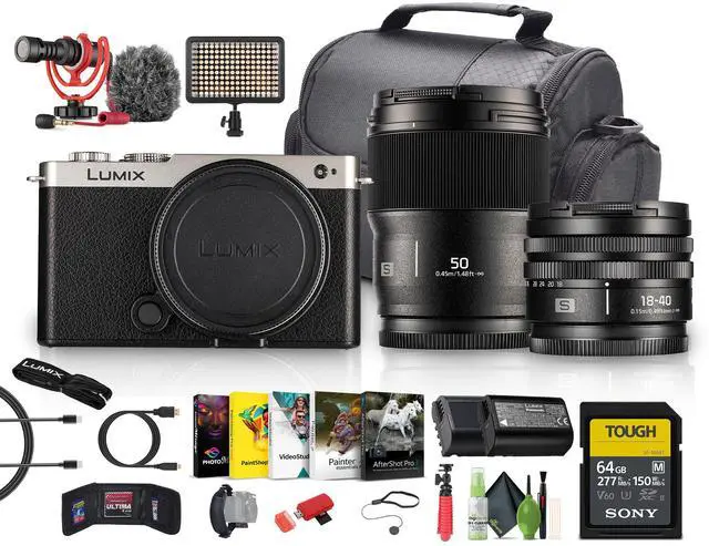 Main image of Panasonic Lumix S9 Mirrorless Camera (Silver), Lithium-Ion Battery