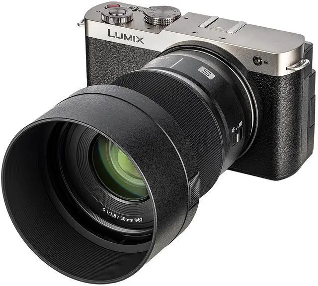 Alt view image 3 of 4 - Panasonic Lumix S9 Mirrorless Camera (Silver), Lithium-Ion Battery