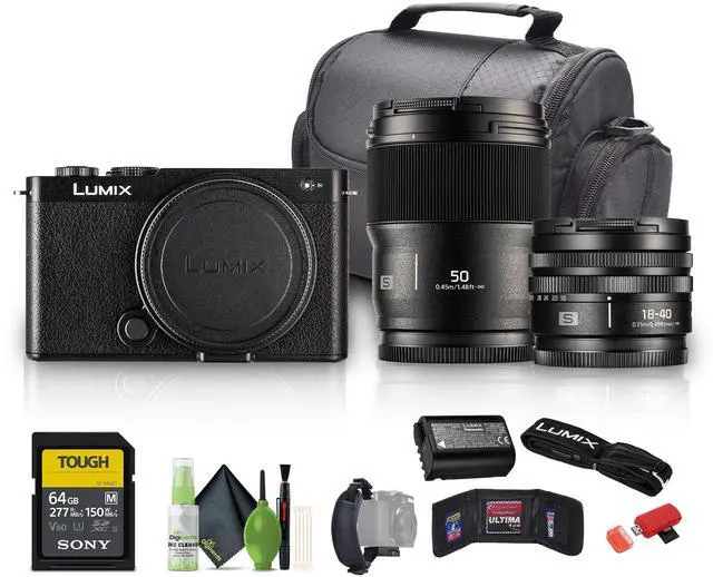 Main image of Panasonic Lumix S9 Mirrorless Camera with 18-40mm f/4.5-6.3 Lens (Black)