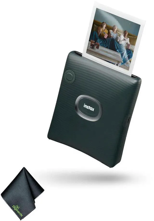 Main image of FUJIFILM INSTAX SQUARE LINK Smartphone Printer (Midnight Green), Cleaning Cloth