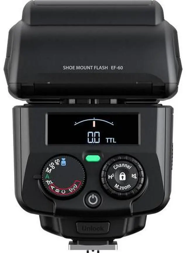 Alt view image 3 of 4 - FUJIFILM EF-60 Shoe Mount FlashFUJIFILM EF-60 Shoe Mount Flash