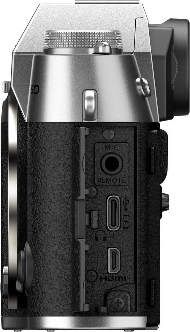 Alt view image 3 of 9 - Fujifilm X-T50 Mirrorless Digital Camera Body - Silver