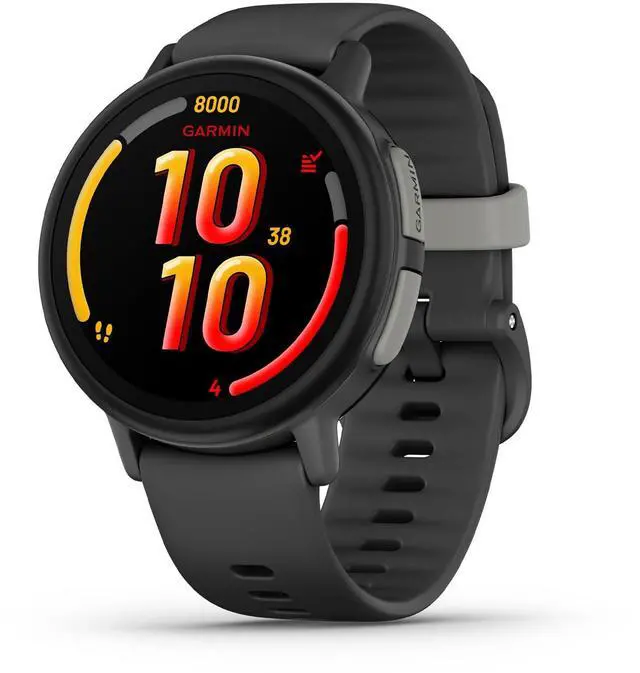 Main image of Garmin Bounce 2, Kids Smartwatch with Calling, Messaging and Location Tracking Features, Slate Gray