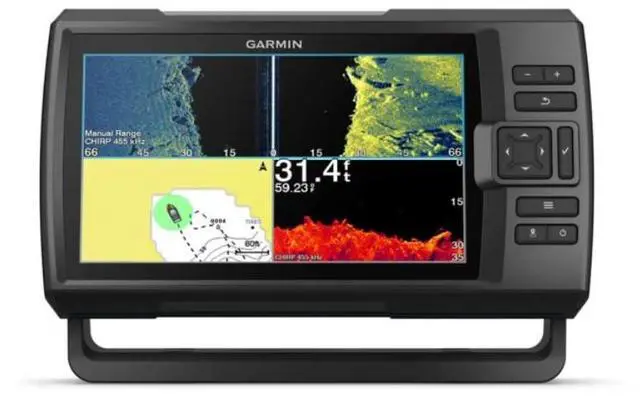 Alt view image 2 of 4 - Garmin Striker Vivid 9sv, Vivid Scanning Sonar Color Palettes, Cleaning kit