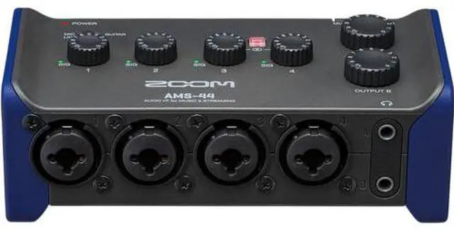 Alt view image 3 of 4 - Zoom AMS-44 USB Audio Interface, 10 Ft XLR Cable