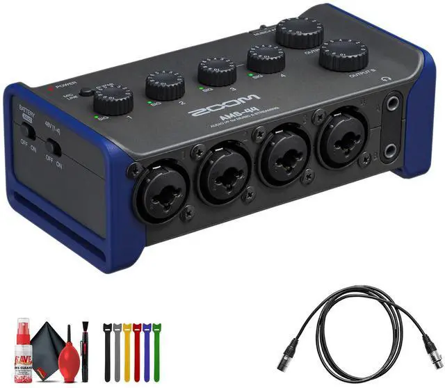 Main image of Zoom AMS-44 USB Audio Interface, 10 Ft XLR Cable