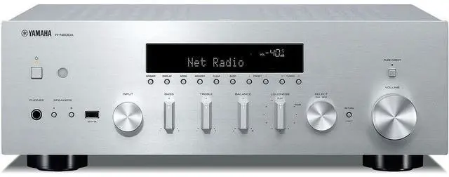 Alt view image 3 of 4 - Yamaha R-N600A 2.1-Channel Network A/V Receiver (Silver), Cleaning kit, Bundle