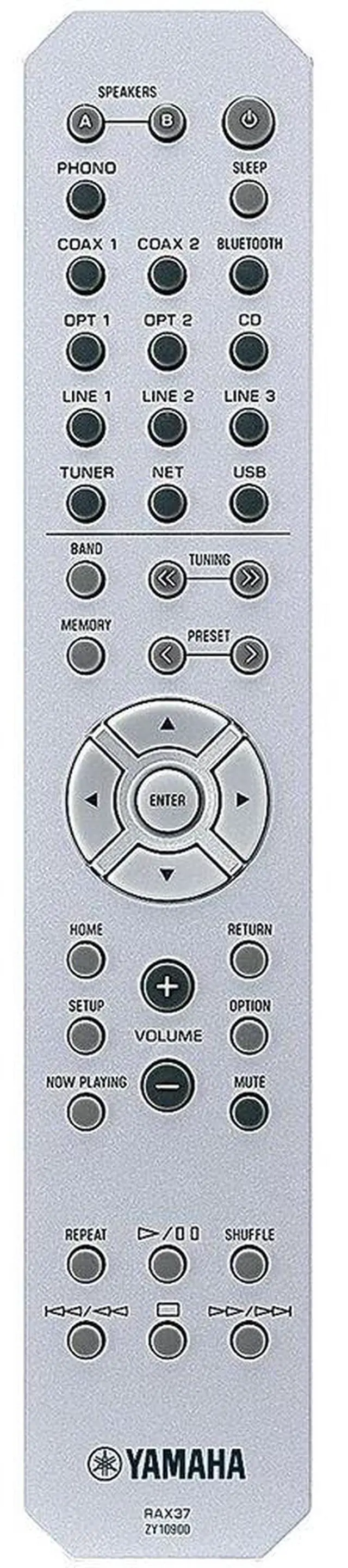 Alt view image 4 of 4 - Yamaha R-N600A 2.1-Channel Network A/V Receiver (Silver), Cleaning kit, Bundle