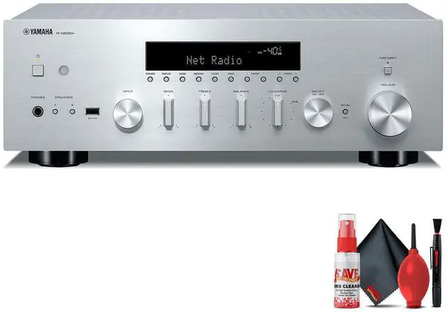 Main image of Yamaha R-N600A 2.1-Channel Network A/V Receiver (Silver), Cleaning kit, Bundle
