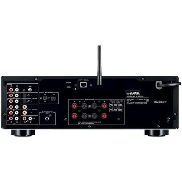Alt view image 4 of 4 - Yamaha R-N600A 2.1-Channel Network A/V Receiver (Black), Cleaning kit, Bundle