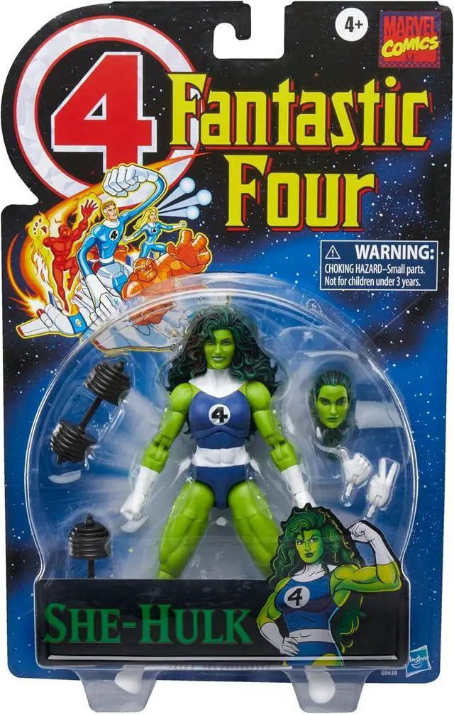 Alt view image 2 of 4 - Marvel Legends Series She-Hulk Action Figure Inspired by Fantastic Four Comics