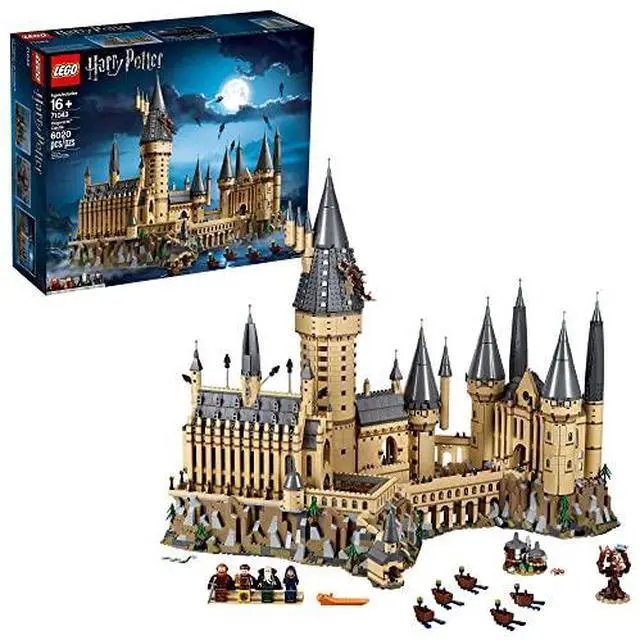 Alt view image 3 of 6 - LEGO Harry Potter Hogwarts Castle 71043 Castle Model Building Kit With Harry Potter Figures Gryffindor, Hufflepuff, and more (6,020 Pieces)