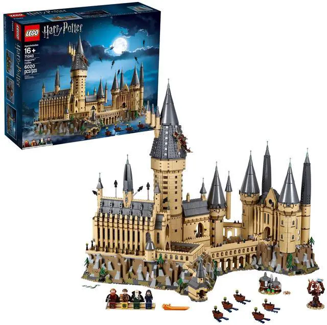 Alt view image 4 of 6 - LEGO Harry Potter Hogwarts Castle 71043 Castle Model Building Kit With Harry Potter Figures Gryffindor, Hufflepuff, and more (6,020 Pieces)
