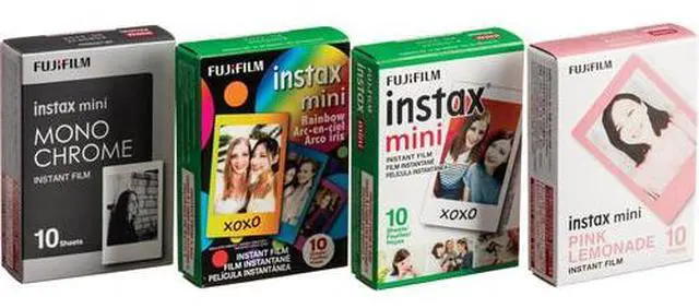Alt view image 3 of 3 - 2xFUJIFILM INSTAX MINI Instant Film Variety Value Pack (40 Exposures), Microfiber Cleaning Cloth, Bundle