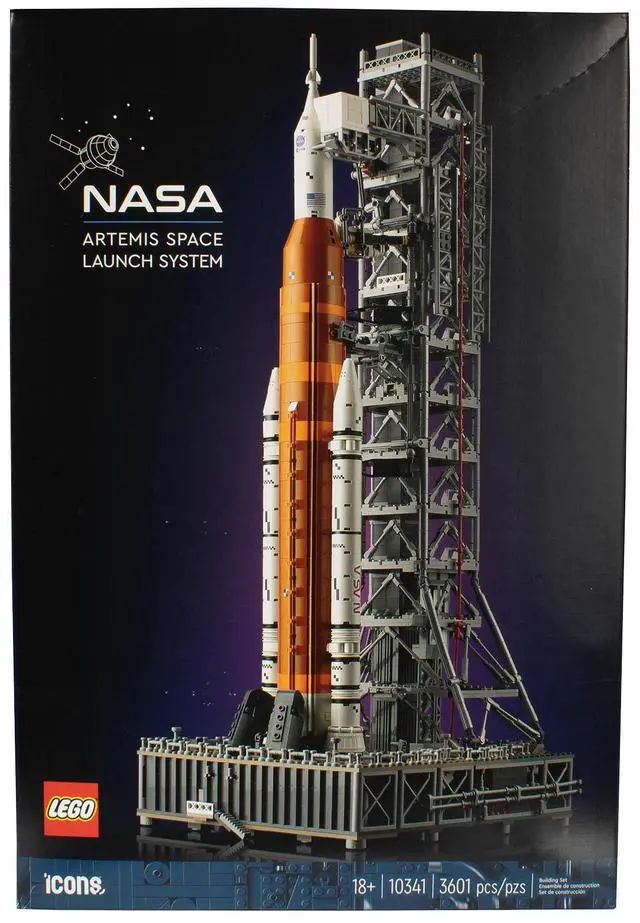 LEGO Icons NASA Artemis Space Launch System - DIY Rocket Model Building Set for Adults, Ages 18+ - Gifts for Birthdays - Unique Bedroom Decoration for Space & NASA Lovers - 10341