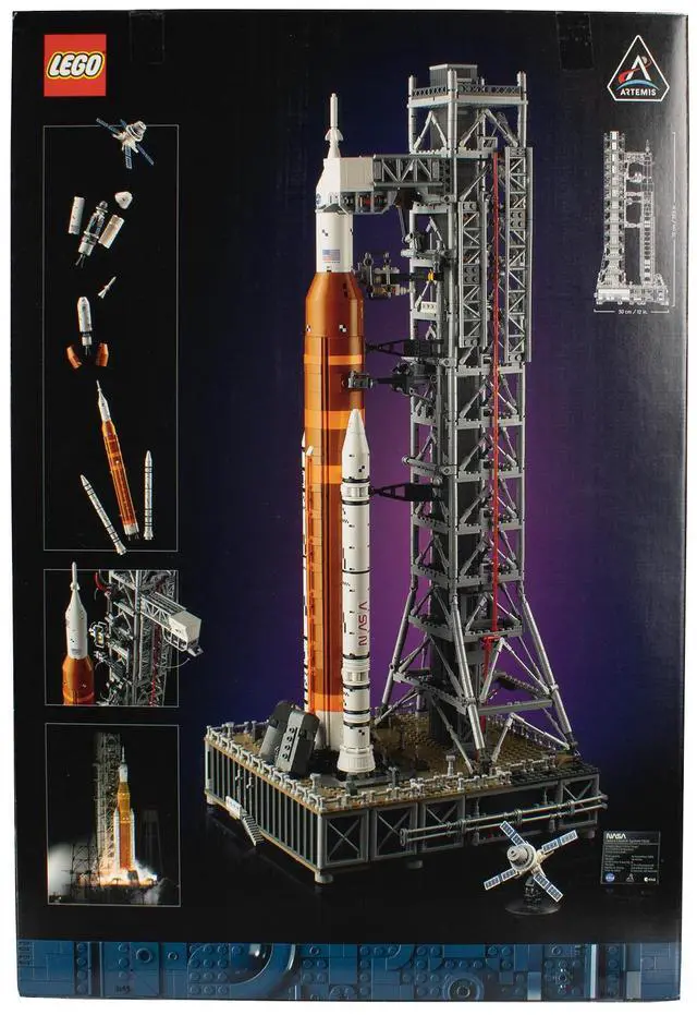 Alt view image 2 of 4 - LEGO Icons NASA Artemis Space Launch System - DIY Rocket Model Building Set for Adults, Ages 18+ - Gifts for Birthdays - Unique Bedroom Decoration for Space & NASA Lovers - 10341
