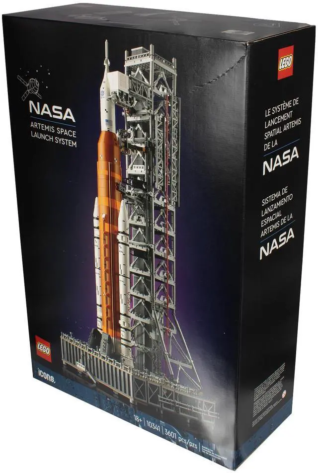 Alt view image 3 of 4 - LEGO Icons NASA Artemis Space Launch System - DIY Rocket Model Building Set for Adults, Ages 18+ - Gifts for Birthdays - Unique Bedroom Decoration for Space & NASA Lovers - 10341