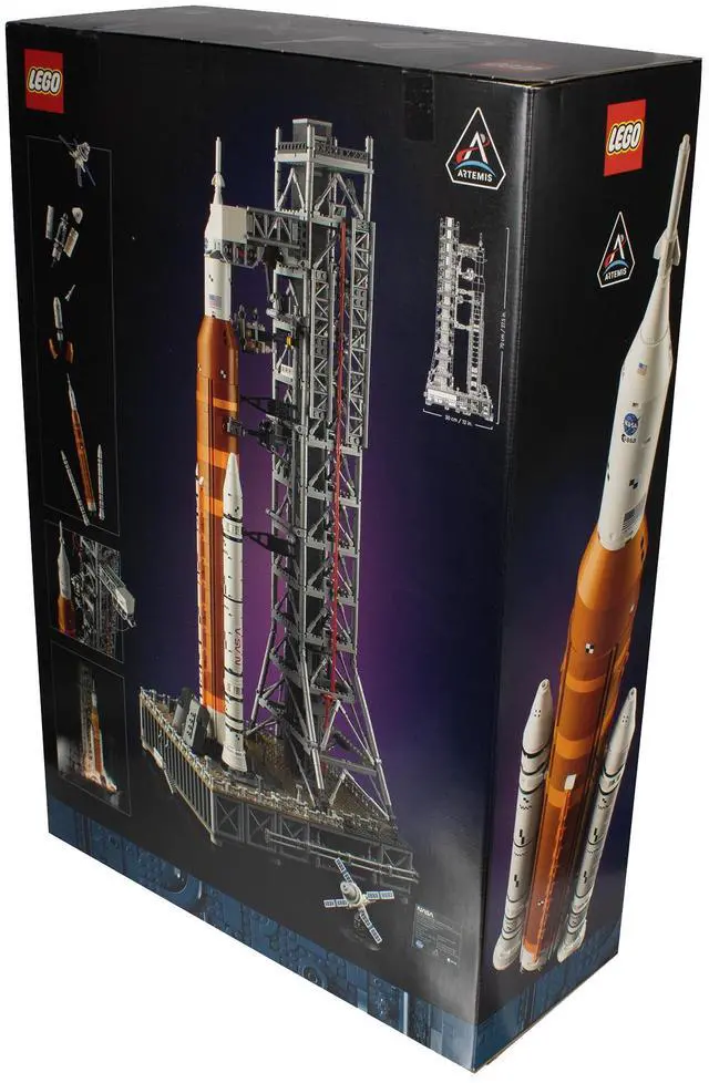 Alt view image 4 of 4 - LEGO Icons NASA Artemis Space Launch System - DIY Rocket Model Building Set for Adults, Ages 18+ - Gifts for Birthdays - Unique Bedroom Decoration for Space & NASA Lovers - 10341