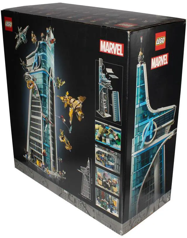 Alt view image 4 of 4 - LEGO Marvel Avengers Tower Building Kit, Detailed Recreation of The Iconic HQ Featuring Classic Movie Scenes, 31 Figures and Authentic Accessories, Gift for Marvel Fans and Model-Makers, 76269