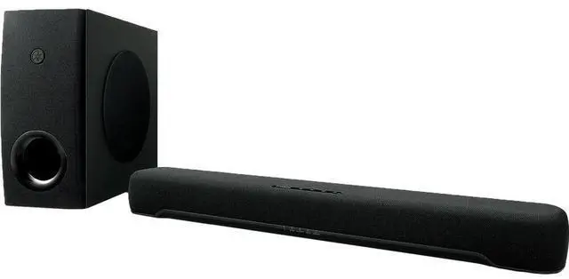 Alt view image 2 of 4 - Yamaha SR-C30A 90W 2.1-Channel Soundbar System, Stanley 33251 6-Outlet 2 USB 400 Joule Surge Protector, Black, Cleaning kit, Diginerds HDMI Cable Super High Qual Gold plated 6FT, Bundle