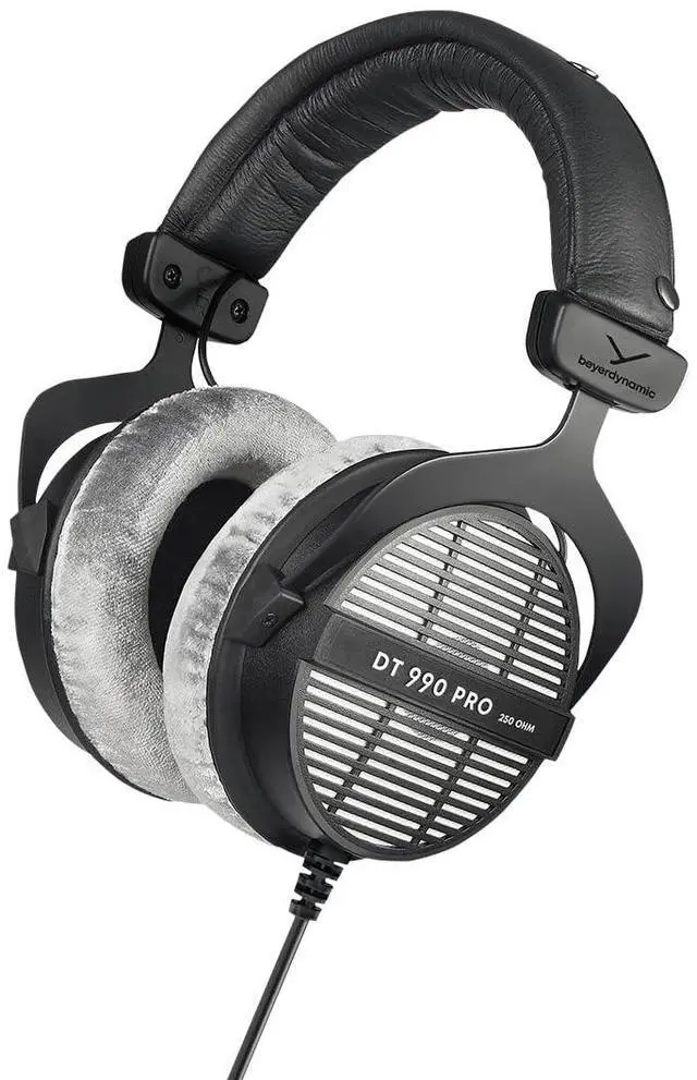 Alt view image 3 of 19 - Beyerdynamic DT 990 Pro 250 Ohm Studio Headphones for Mixing, Mastering, and Editing (open-back)