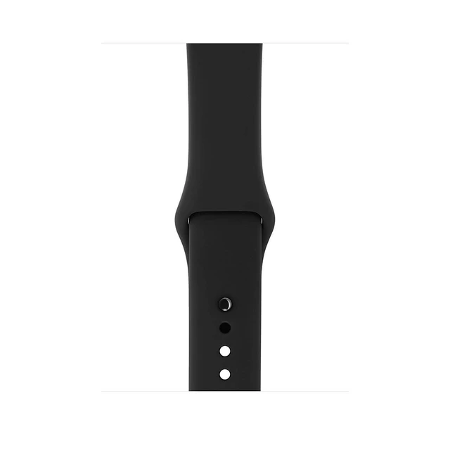 Alt view image 3 of 4 - Apple Watch Series 3 (GPS), 38mm Space Gray Aluminum Case with Black Sport Band - MQKV2LL/A (Renewed)