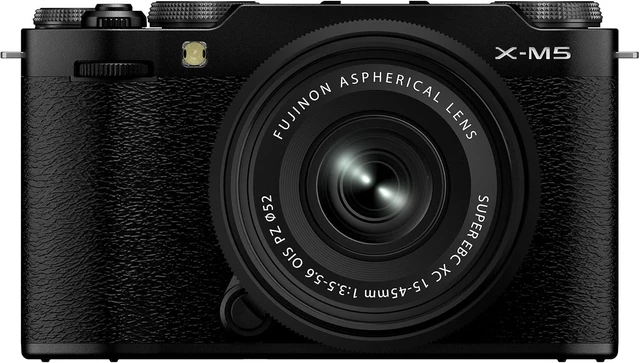 Alt view image 8 of 13 - Fujifilm X-M5 Mirrorless Camera with XC 15-45mm f/3.5-5.6 OIS PZ Lens, Black