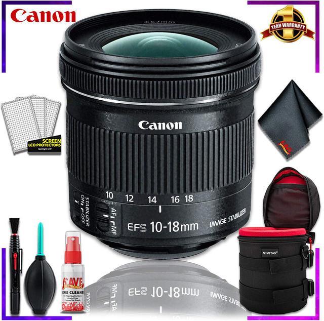 Canon EF-S 10-18mm f.4.5-5.6 is STM Lens (International Model) +