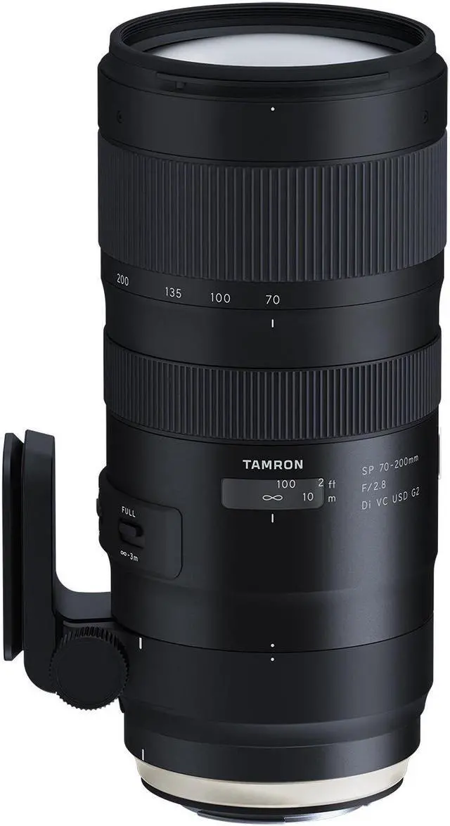 Alt view image 4 of 4 - 6Ave Tamron SP 70-200mm f/2.8 Di VC USD G2 Lens for Canon EF (International Model) + 77mm 3 Piece Filter Kit + Deluxe Cl
