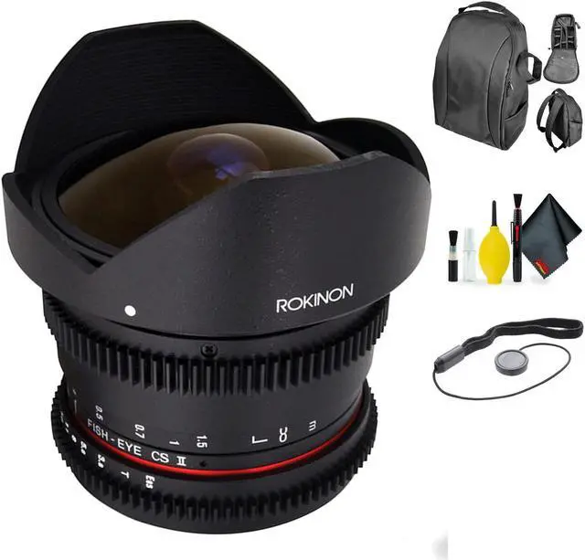 Main image of ROKINON 8MM T/3.8 CINE HD Sony inchE inch + Deluxe Lens Cleaning Kit