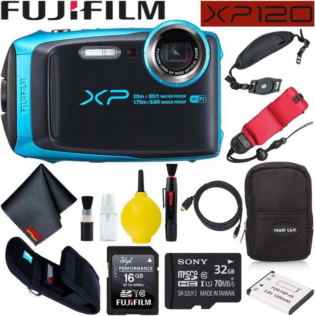 Fujifilm FinePix XP120 Waterproof Digital Camera 600019758 (Sky