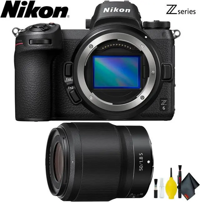 Alt view image 5 of 5 - Nikon Z6 Mirrorless Digital Camera + Nikon NIKKOR Z 50mm f/1.8 S Lens Intl Model