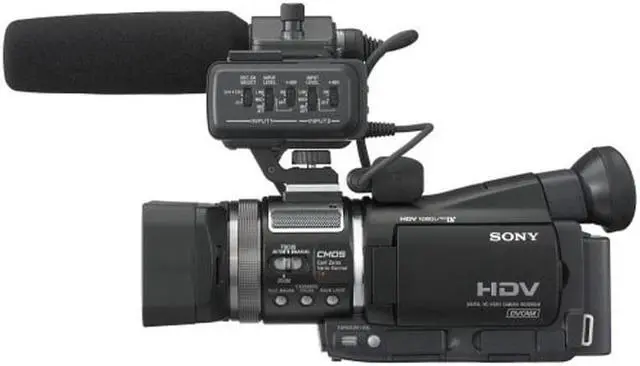 Alt view image 6 of 8 - Sony HVR-A1E HDV PAL Camcorder