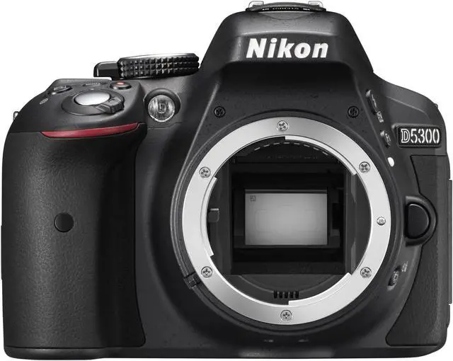 Main image of Nikon D5300 Digital SLR Camera Body Only - Black International Model
