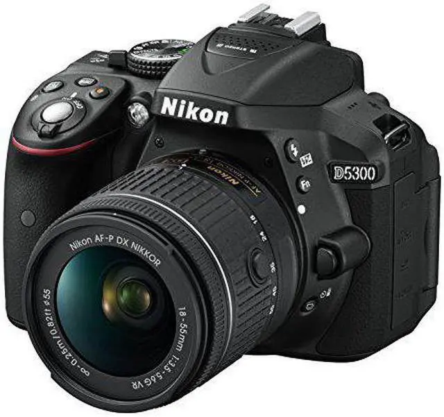 Alt view image 4 of 4 - Nikon D5300 Digital SLR Camera - Black (24.2 MP, AF-P 18-55mm VR Lens Kit) (Renewed)