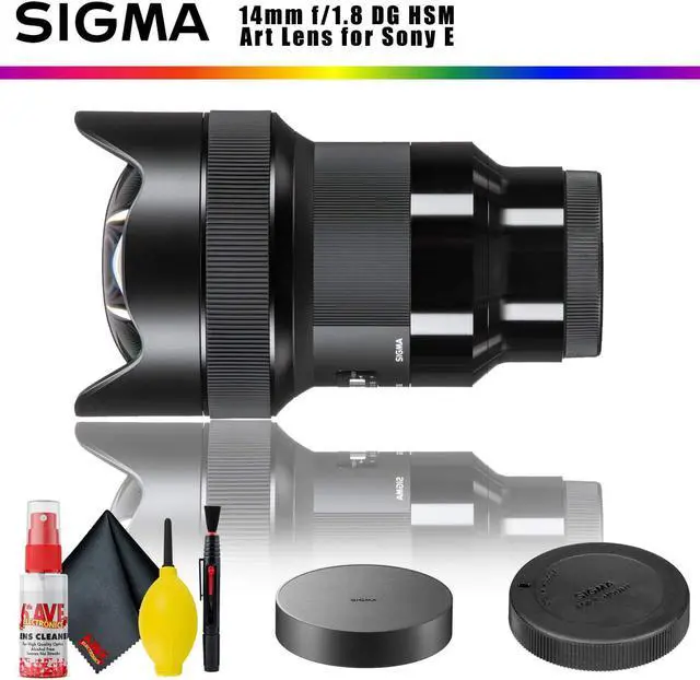 Main image of Sigma 14mm f/1.8 DG HSM Art Lens for Sony E + Cleaning Kit