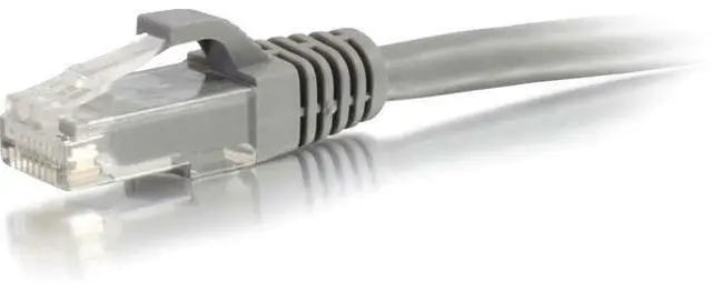Alt view image 3 of 3 - C2G 00655 Cat6a Cable - Snagless Unshielded Ethernet Network Patch Cable, Gray (1 Foot, 0.30 Meters)