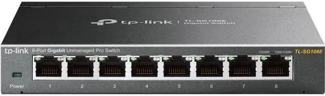 Alt view image 5 of 5 - TP-LINK USA CORPORATION TL-SG108E THE TL-SG108E 8-PORT GIGABIT EASY SMART SWITCH IS AN IDEAL UPGRADE FROM AN UNMAN